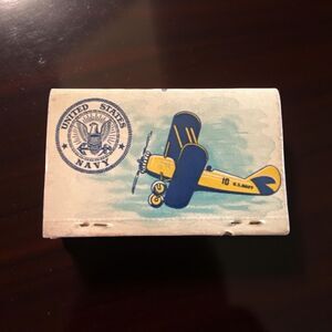 Vintage US Navel Air Station Minneapolis MN Unstruck Matchbook Memorabilia